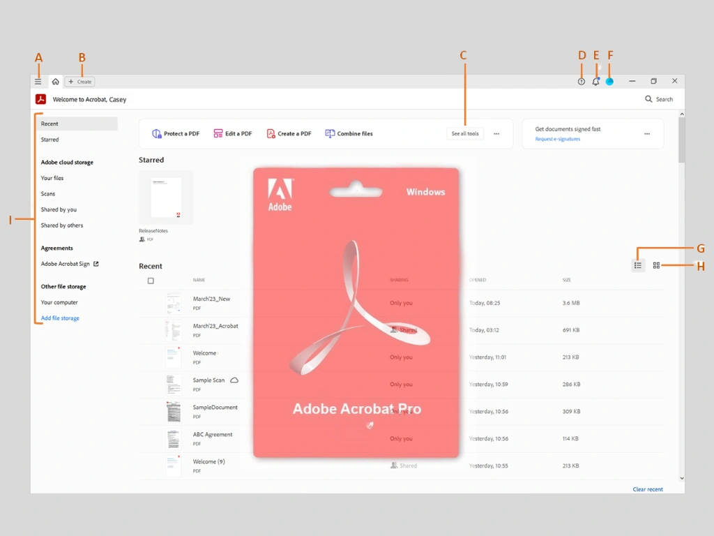Key Adobe Acrobat Pro 1 tháng