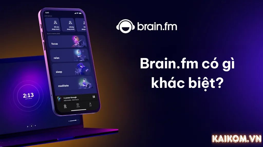 Điều gì làm cho ứng dụng Brain.fm khác biệt