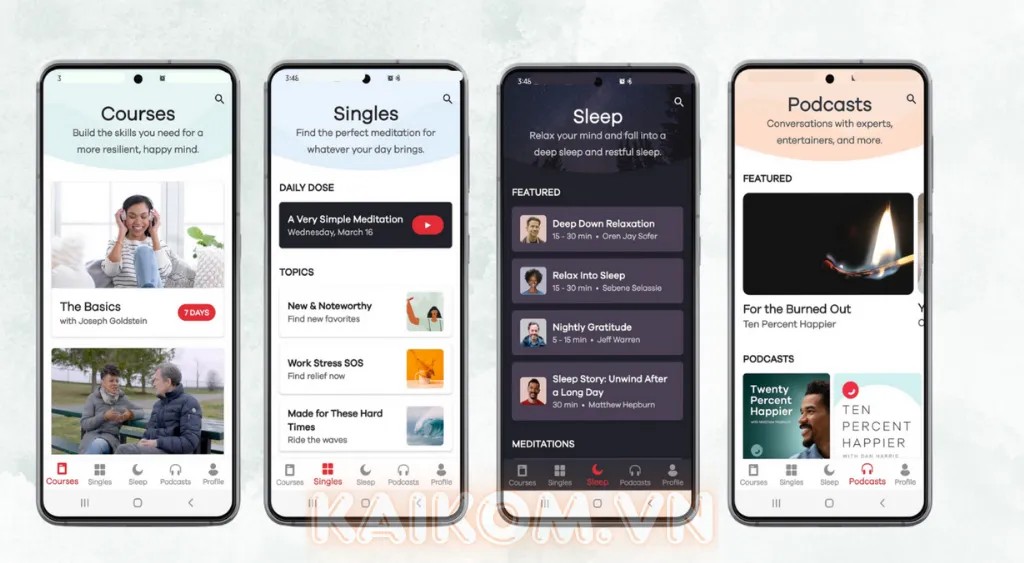Các nội dung trong Ten Percent Happier