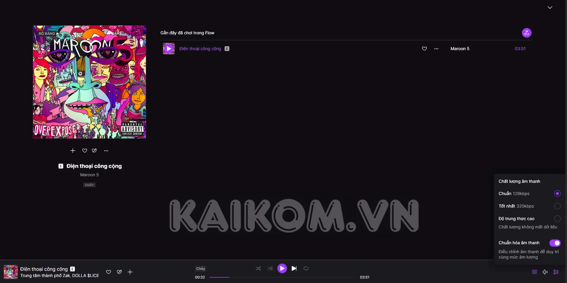 Deezer Premium có chất lượng nhạc như phòng thu