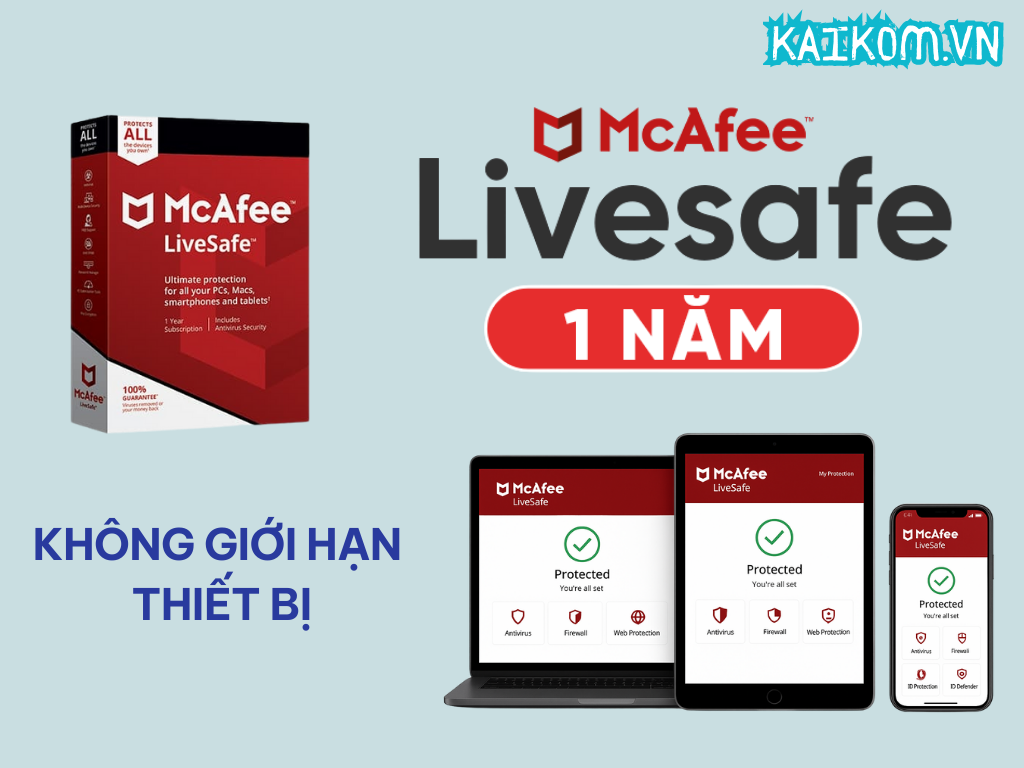 McAfee LiveSafe là phần mềm gì?