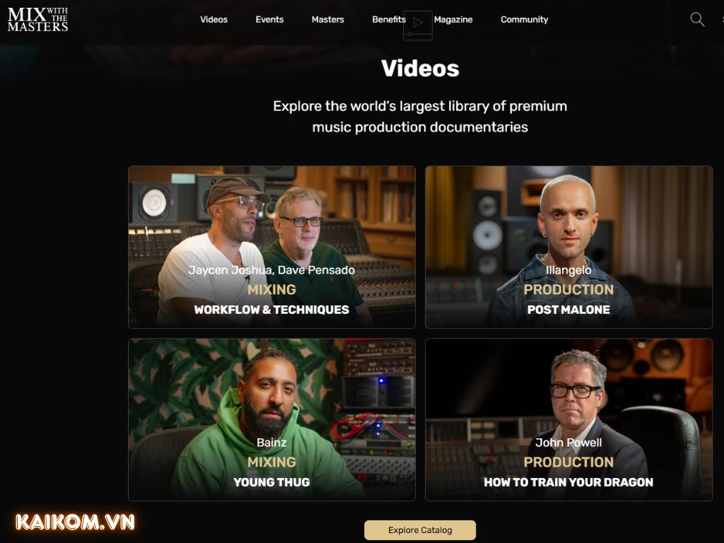 Mix with the Masters Pro với kiến thức chuyên sâu từ các bậc thầy âm nhạc