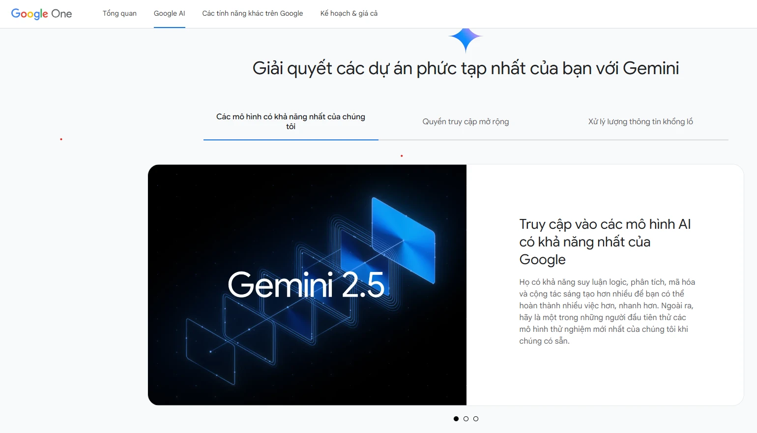 Ứng dụng Gemini Pro trong gói Google AI Pro