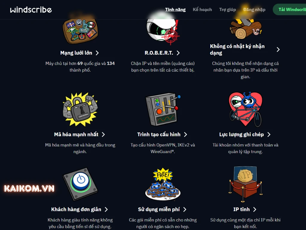 Những Tính Năng Khác Biệt Của Windscribe VPN