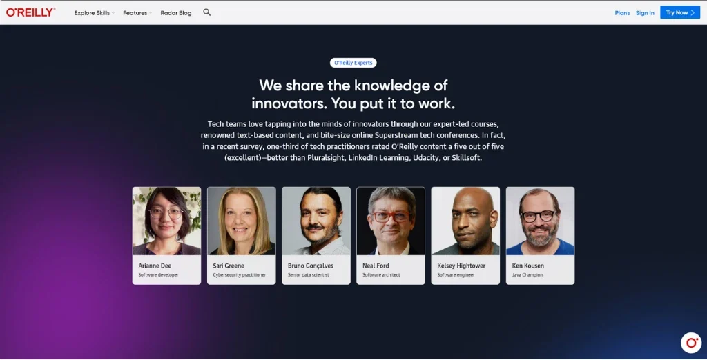 O’Reilly Learning là tài khoản gì?