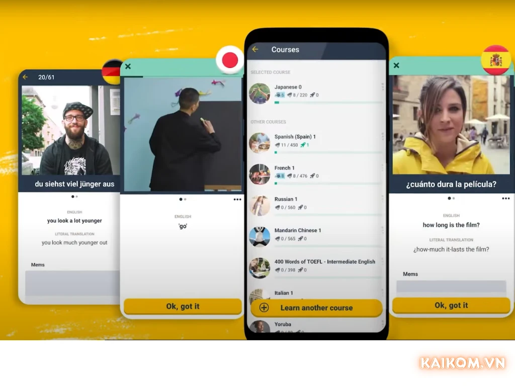Tính năng của Memrise Pro