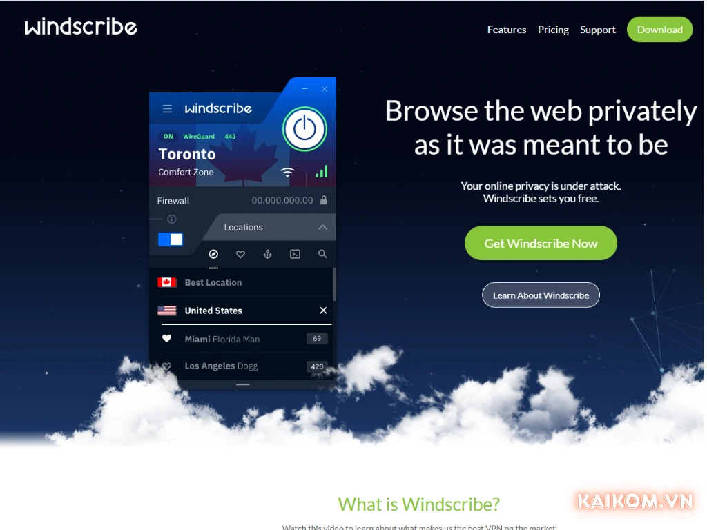 Tài khoản Windscribe VPN là gì?