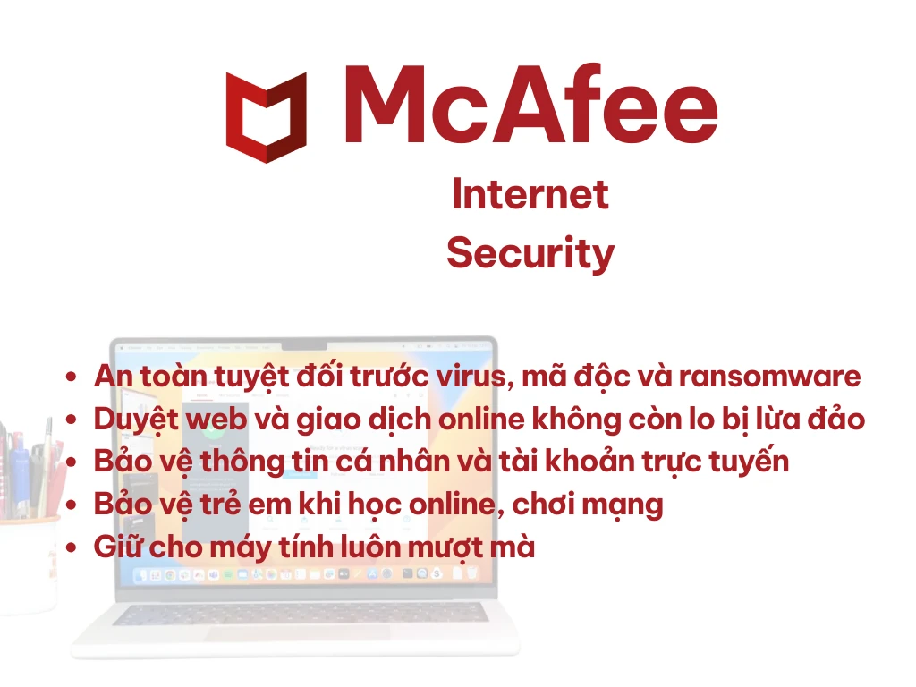 Tính năng của Key McAfee Internet Security