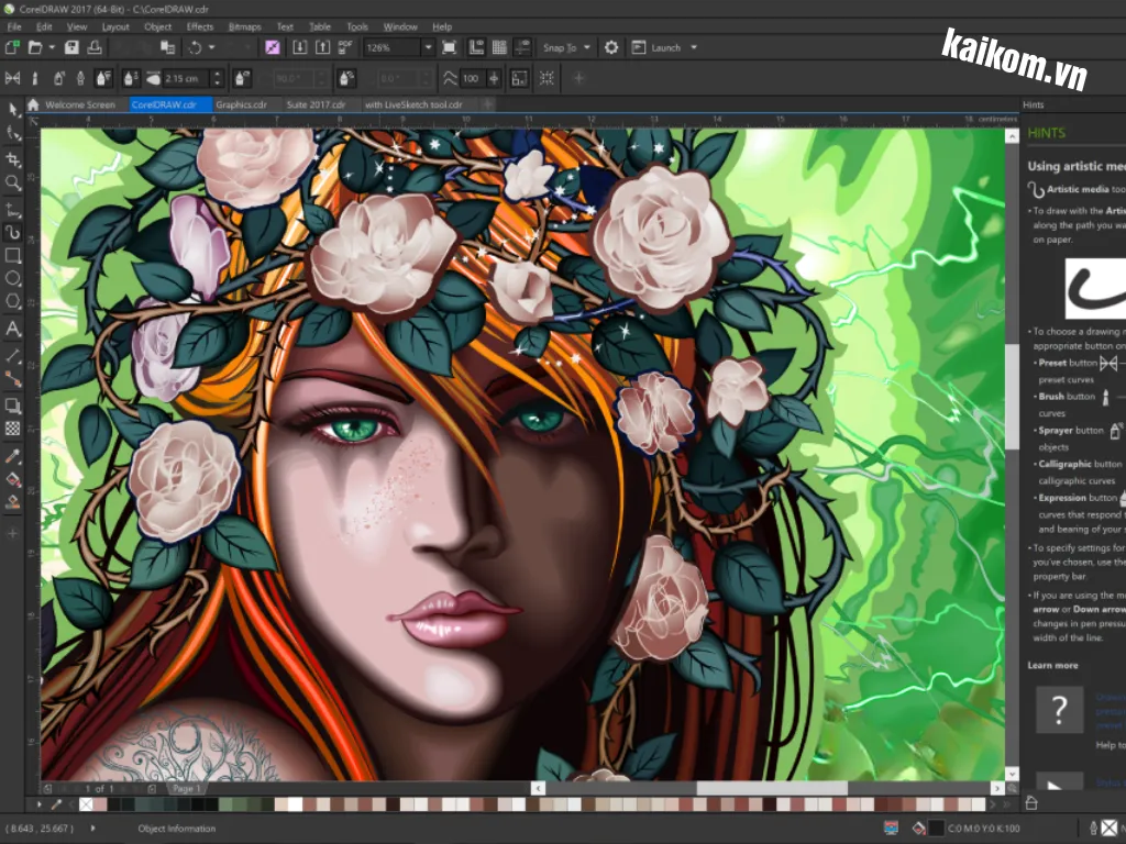 Lợi ích khi dùng key kích hoạt CorelDRAW Graphics Suite 2024
