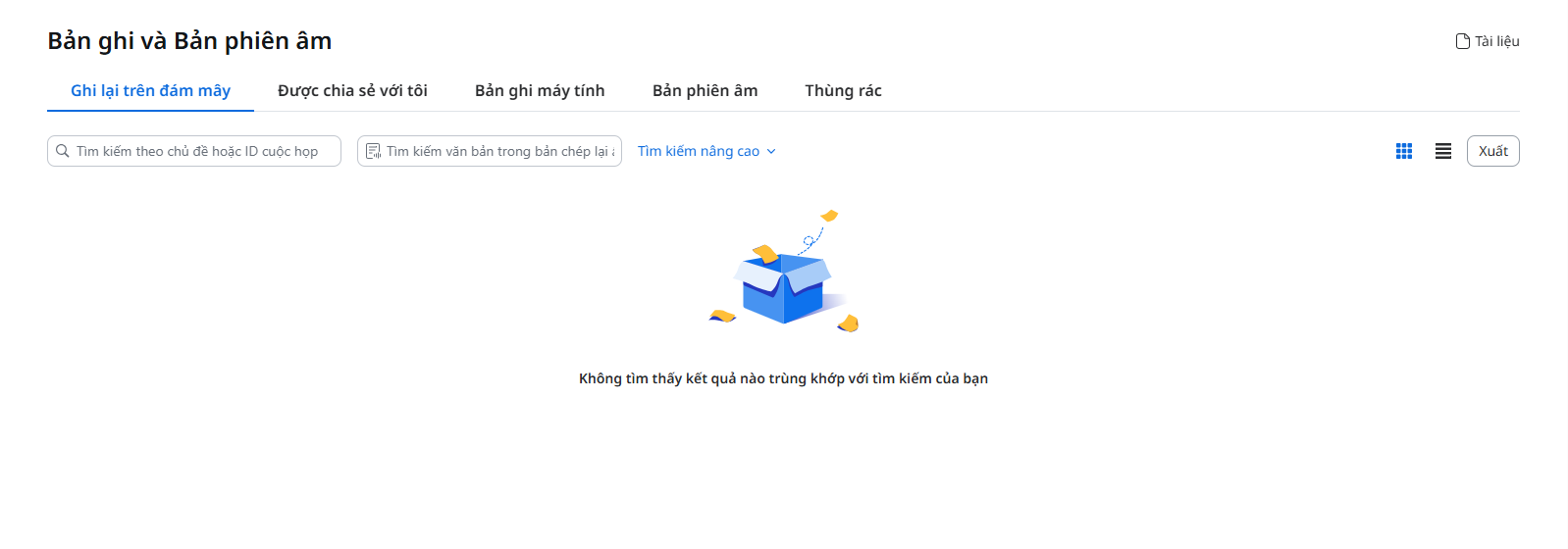 Nâng cấp Zoom Pro chính chủ - Lưu trữ đám mây