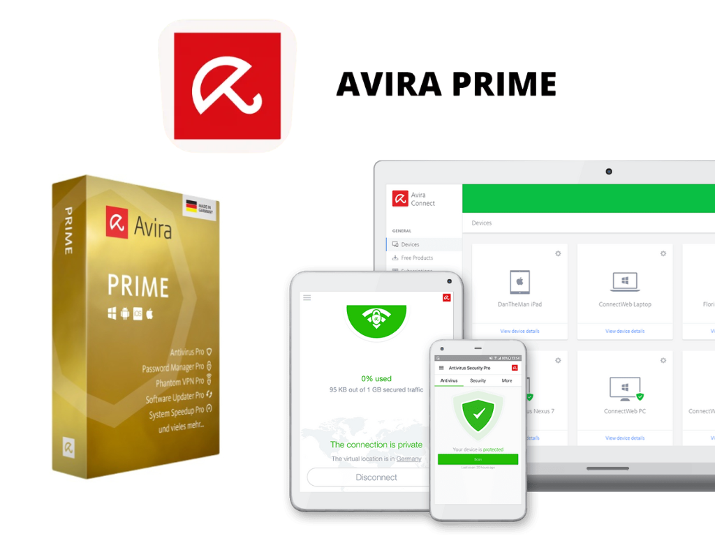 Giới thiệu tài khoản Avira Prime
