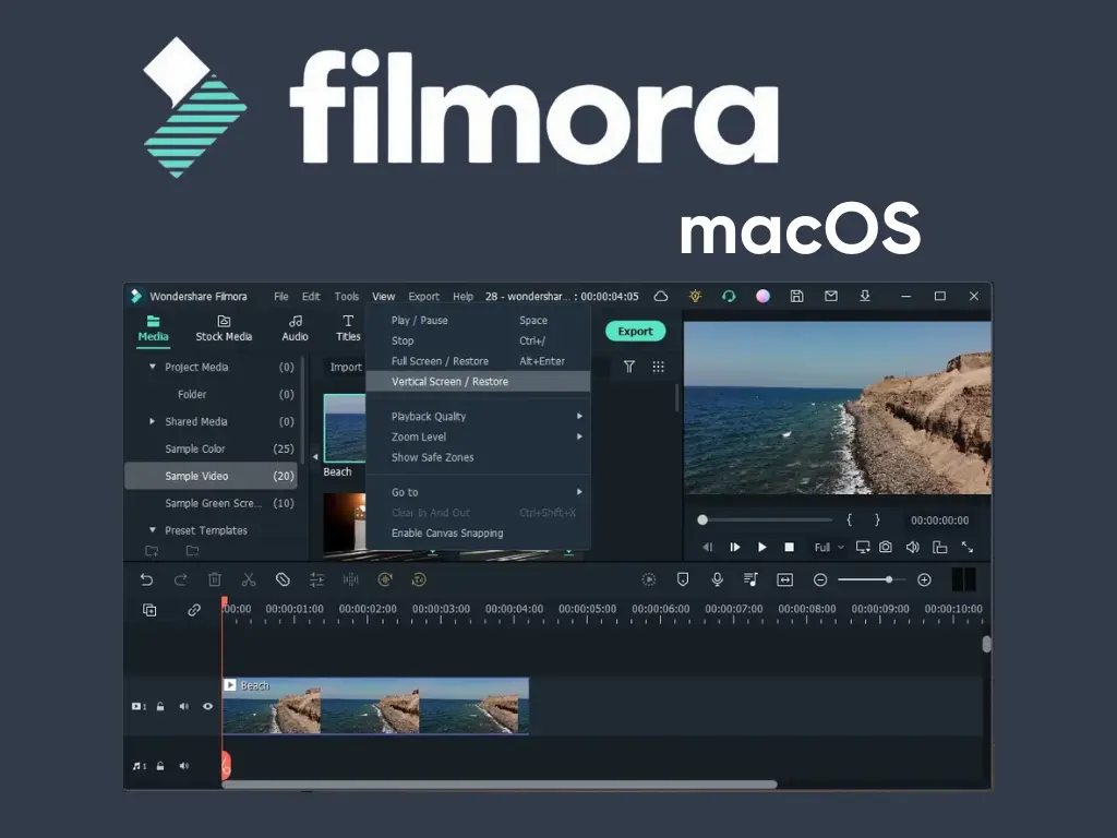 Giới thiệu Filmora 12 macOS (Gói Filmora 12)