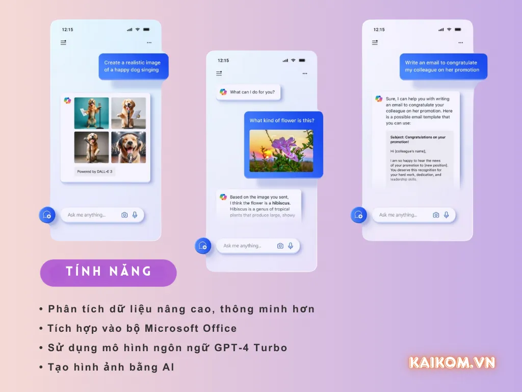 Tính Năng Nổi Bật Của Copilot AI