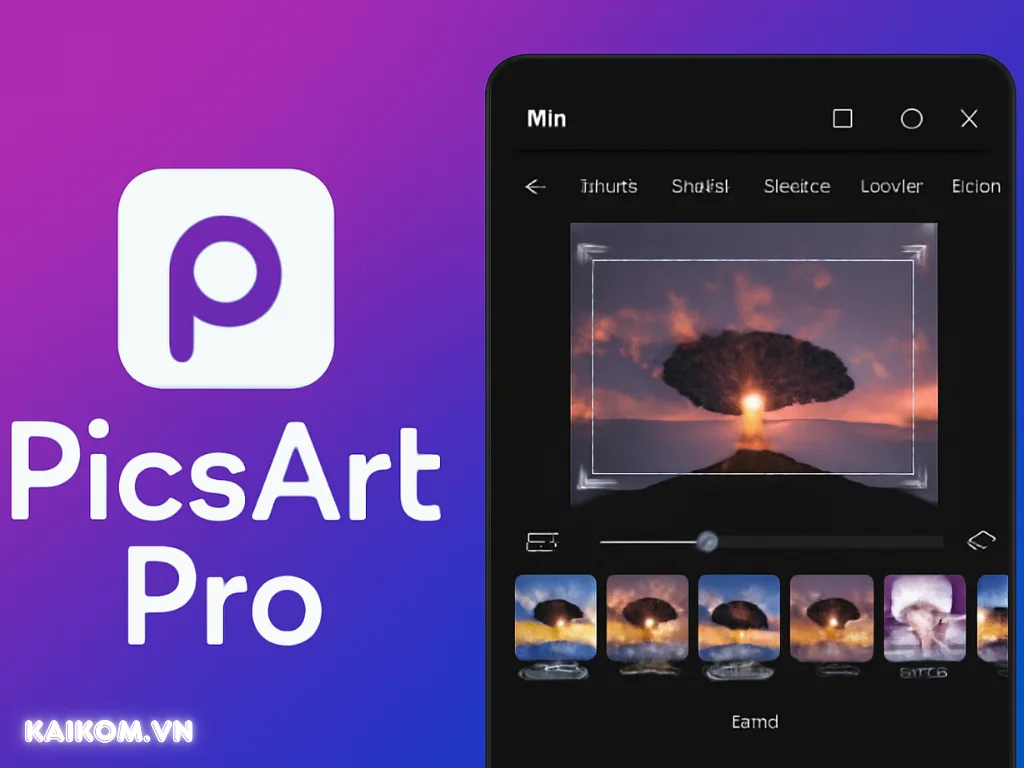 Tính năng chuyên nghiệp của tài khoản Picsart Pro