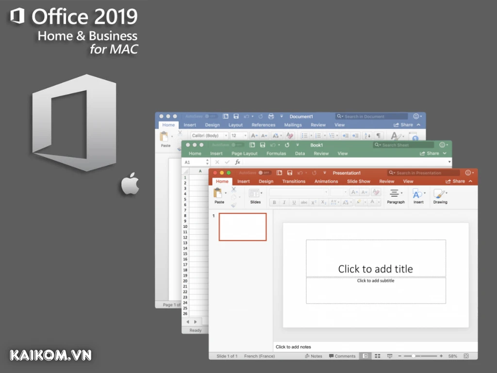 Yêu cầu cấu hình cài Key Office 2019 Home & Business for Mac