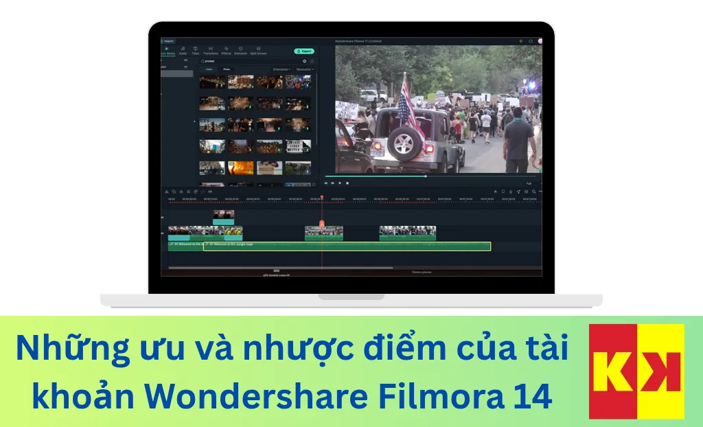 Ưu và nhược điểm của tài khoản Wondershare Filmora 14