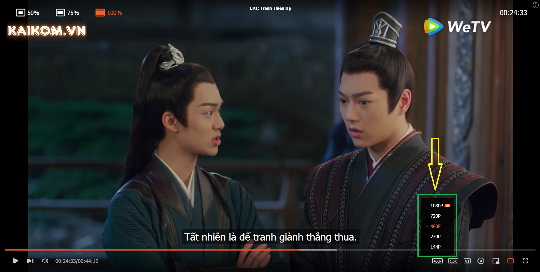 Xem phim hình ảnh siêu nét full HD