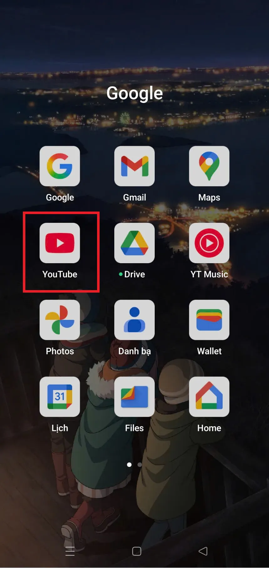 Bước 1 cách đăng ký Youtube Premium Việt Nam điện thoại