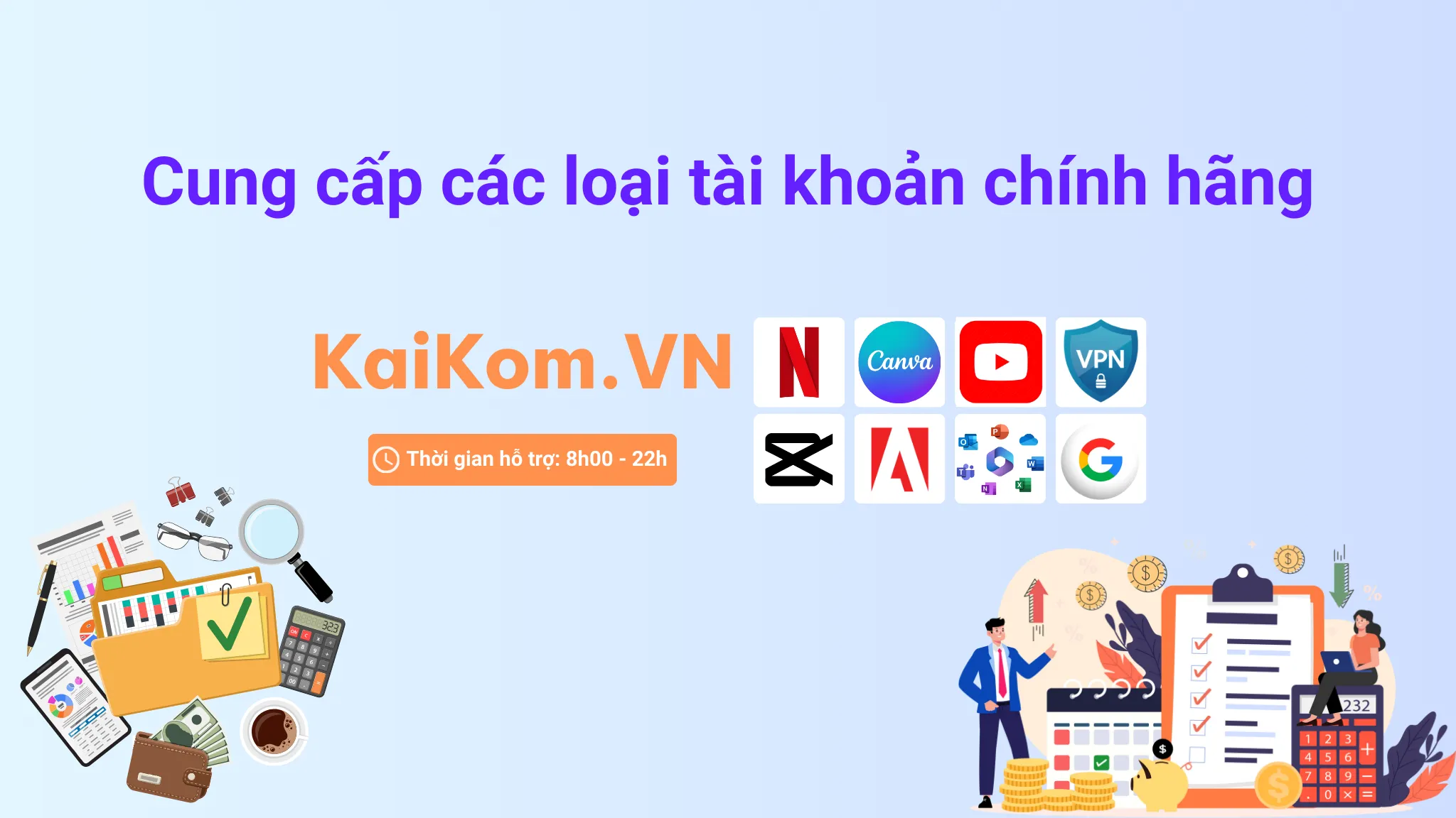 KaiKom Shop - Nơi mua tài khoản bản quyền giá rẻ
