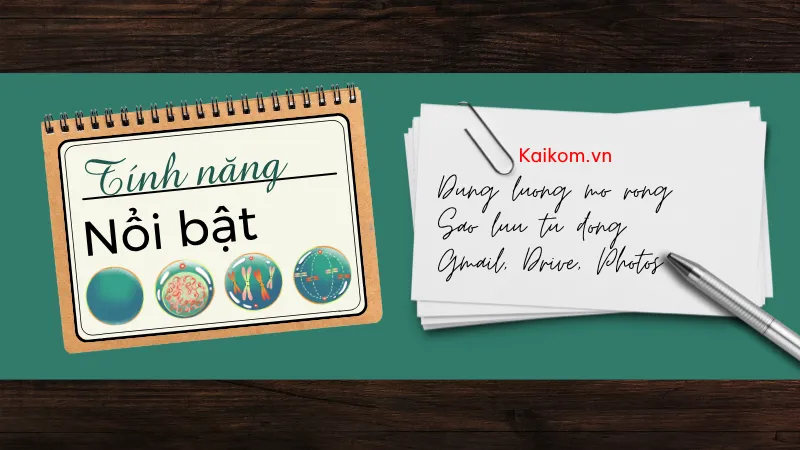Tính năng nổi bật google one