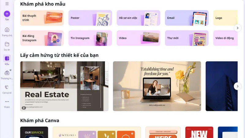 Cách sử dụng Canva online trực tiếp không cần tải