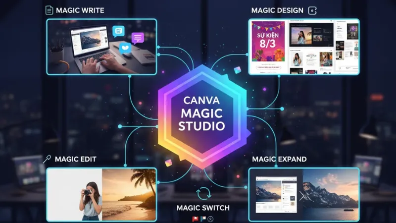 Canva Magic Studio – “trái tim” của Canva AI