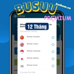 Busuu Premium 12 tháng – Ứng dụng tuyệt vời để học ngoại ngữ