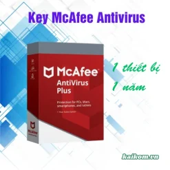 Key McAfee Antivirus 01 thiết bị 01 năm
