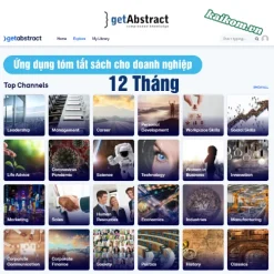 Tài khoản GetAbstract Starter (12 Tháng) – Ứng dụng tóm tắt sách cho doanh nghiệp
